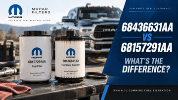 Mopar 68436631AA vs 68157291AA: What’s the Difference?