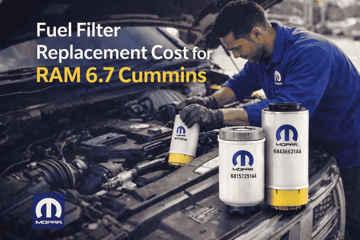 RAM 6.7 Cummins Fuel Filter Cost & Replacement Guide