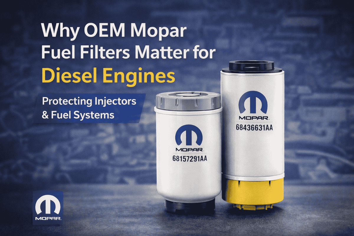 Best OEM Mopar Fuel Filters for Diesel Engines (Why They Matter)
