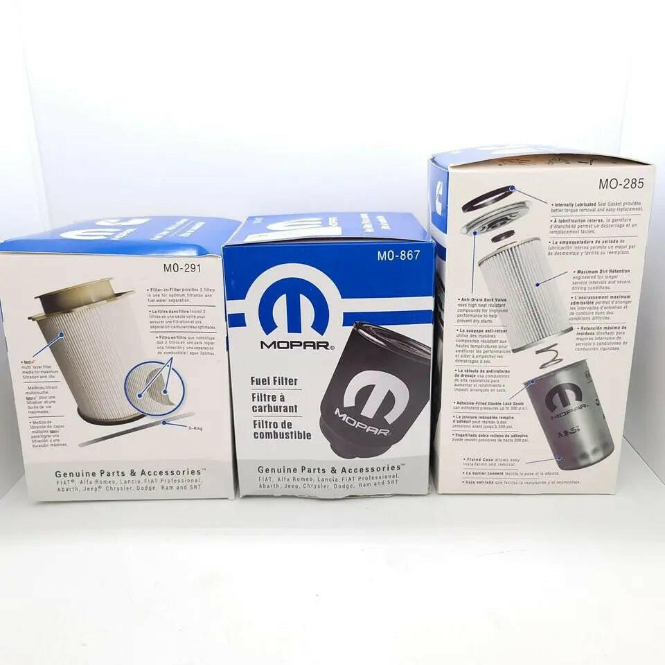 Mopar Oil & Fuel Filter Kit for Ram 2500 - 5500 (2013 - 2017) 6.7L Diesel - Mopar Truck Filters