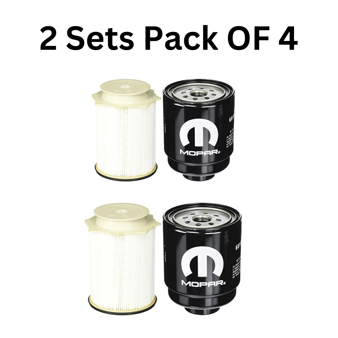 Dodge Ram 2500 - 3500 Mopar 6.7 Cummins Fuel Filter Water Separator Set (2013 - 2018) - Mopar Truck Filters