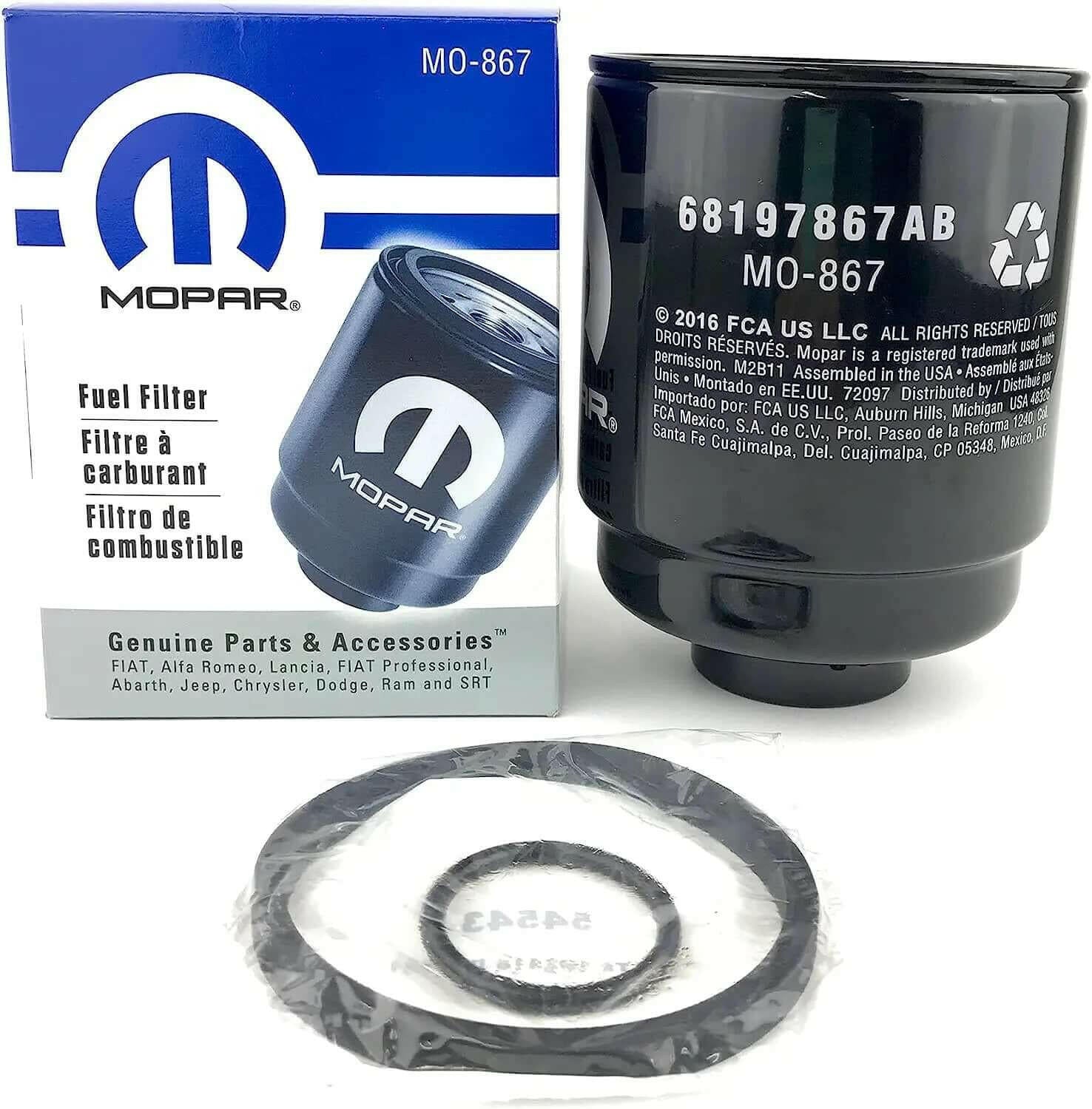 6.7 Cummins Fuel Filter & Diesel Water Separator Kit for Dodge Ram - Mopar Truck Filters