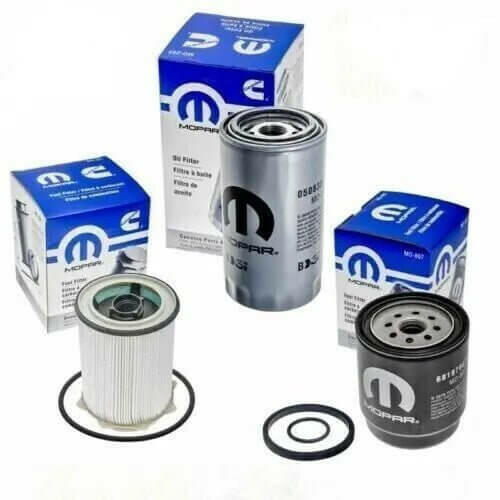 6.7 Cummins Mopar Fuel Filter Set – 3 - Pack OEM Replacement - Mopar Truck Filters