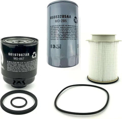 6.7 Cummins Mopar Fuel Filter Set – 3 - Pack OEM Replacement - Mopar Truck Filters
