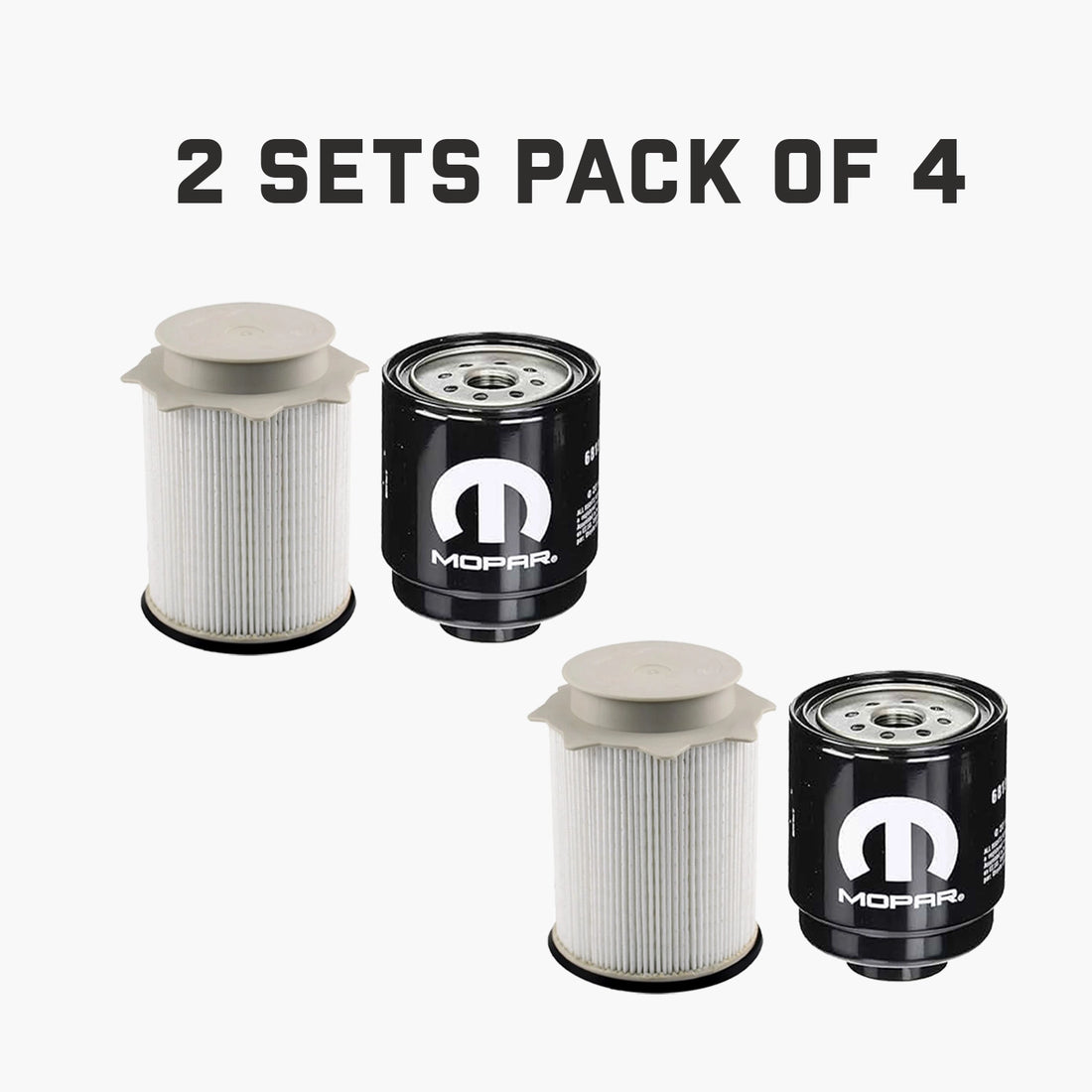 Dodge Ram 2500 - 3500 Mopar 6.7 Cummins Fuel Filter Water Separator Set (2013 - 2018) - Mopar Truck Filters