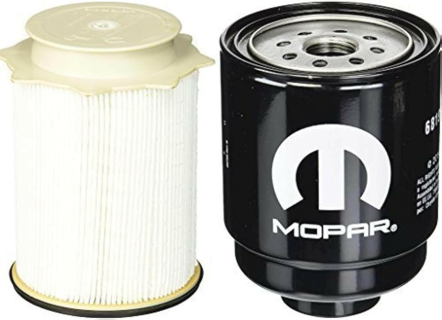 Mopar OEM 6.7 Crankcase Filter & Dodge Ram Fuel Filter Water Separator Set 2008 - 2021 - Mopar Truck Filters