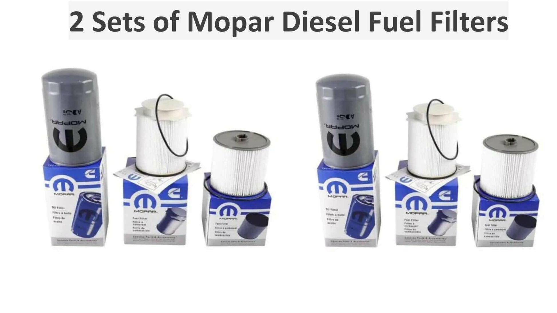 2021 Ram 2500 6.7 Cummins Oil Filter & Fuel Filter Kit – OEM Mopar Excellence - Mopar Truck Filters